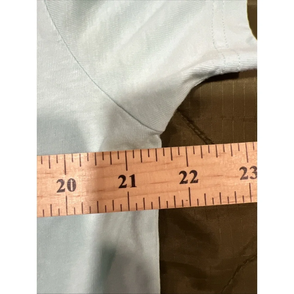 Polo Ralph Lauren Cotton Linen Pocket Tee Men's M Mint Seafoam Coastal Preppy